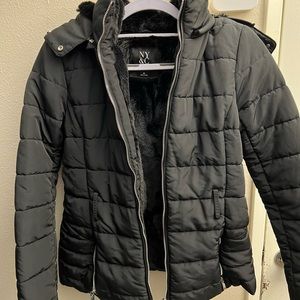 Black winter jacket
